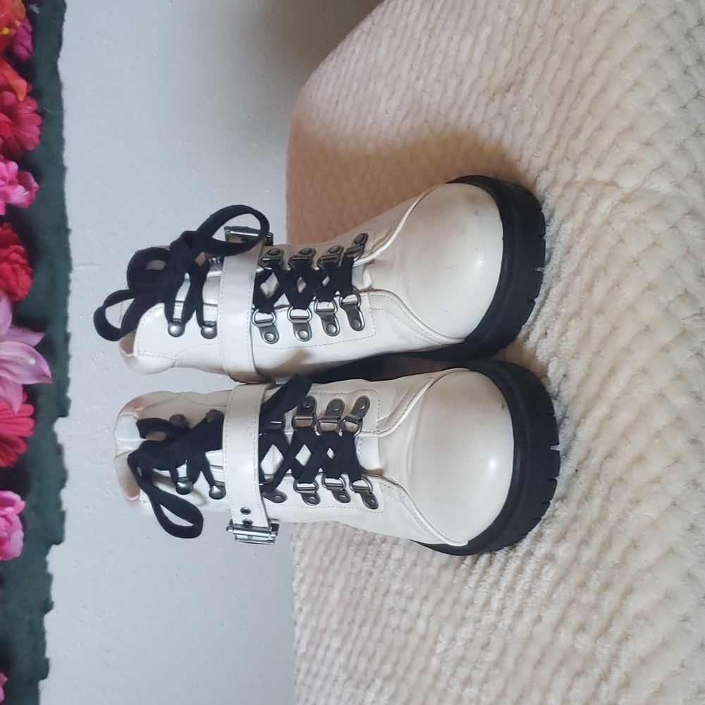 Forever 21 White Boots